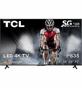 טלוויזיה TCL 55P635 4K 55 אינטש טלוויזיה TCL 55P635 4K 55 אינטש