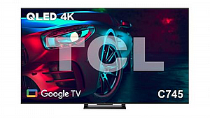 �������� 75 QLED 4K 144HZ GAMING TV GOOGLE TV ����� TCL ��� 75C745