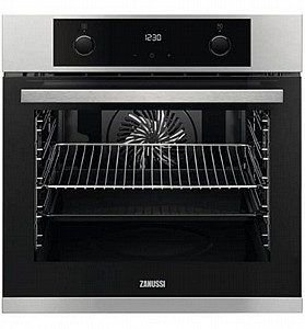 תנור אפיה בנוי 75 ליטר עם מסילה טלסקופית תוצרת ZANUSSI דגם ZOB35894XU תנור אפיה בנוי 75 ליטר עם מסילה טלסקופית תוצרת ZANUSSI דגם ZOB35894XU